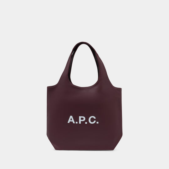 Ninon Shopper Bag - A.P.C. - Synthetic - Burgundy