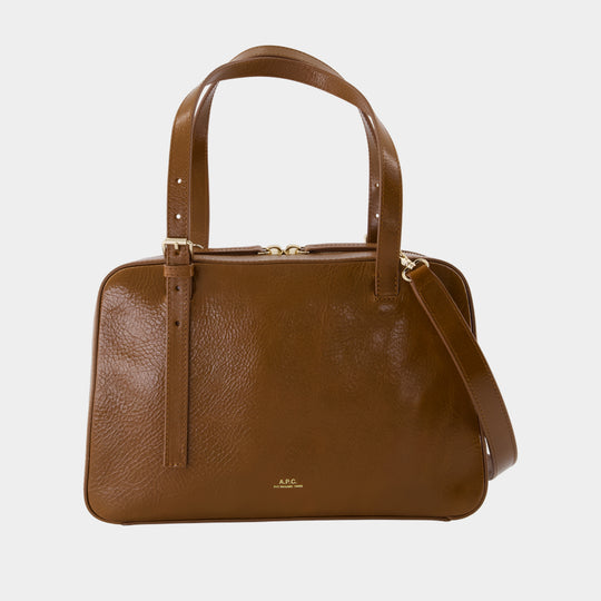 Virginie Shoulder Bag - A.P.C. - Leather - Brown