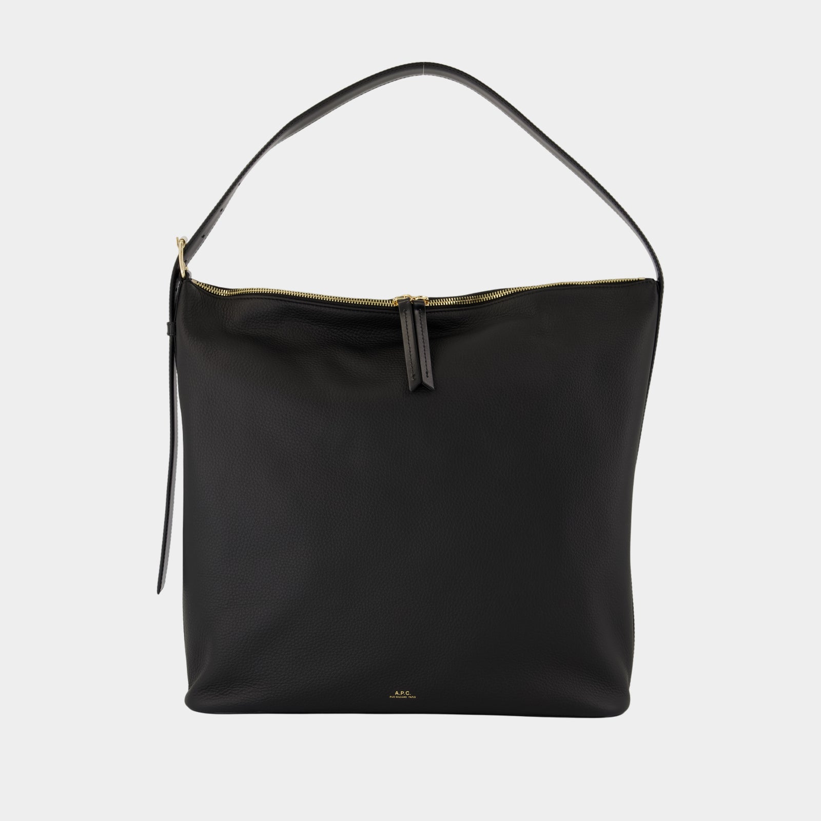 Vera Maxi Shoulder Bag - A.P.C. - Leather - Black