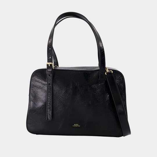 Virginie Shoulder Bag - A.P.C. - Leather - Black