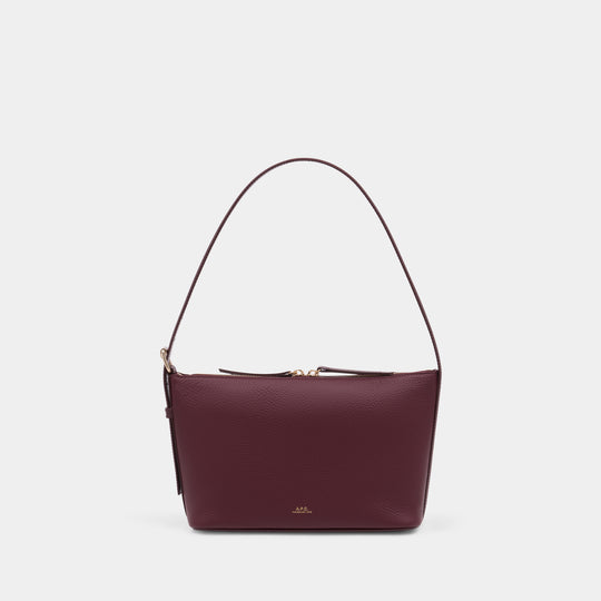 Vera Shoulder Bag - A.P.C. - Leather - Bordeau