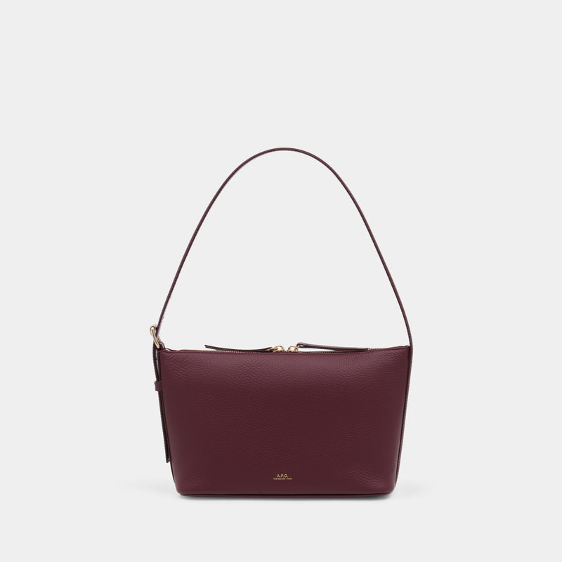 Vera Shoulder Bag - A.P.C. - Leather - Bordeau