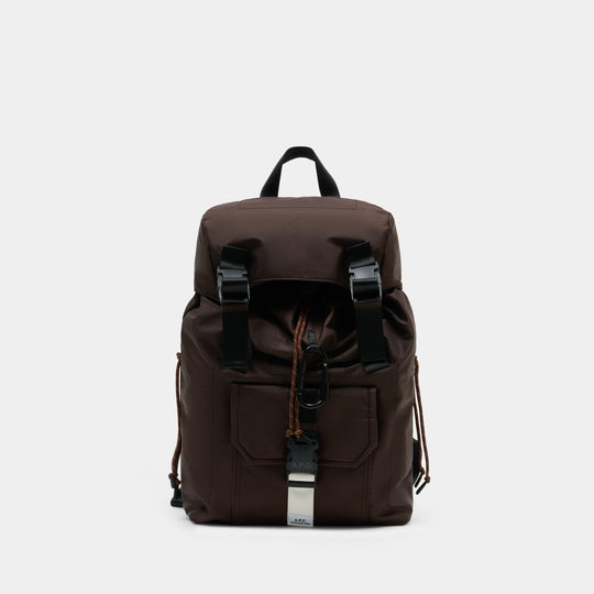 Trek Backpack - A.P.C. - Nylon - Brown