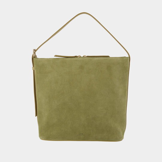Vera Shoulder Bag - A.P.C. - Leather - Green