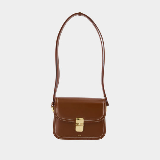 Grace Small Crossbody - A.P.C. - Leather - Brown