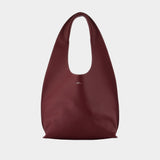 Le Neige Clou Shoulder Bag - A.P.C. - Leather - Burgundy