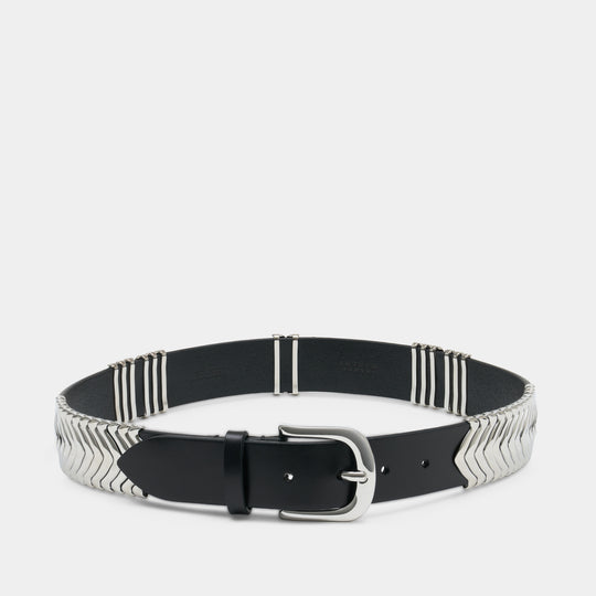 Tehora Gb Belt - Isabel Marant - Leather - Black