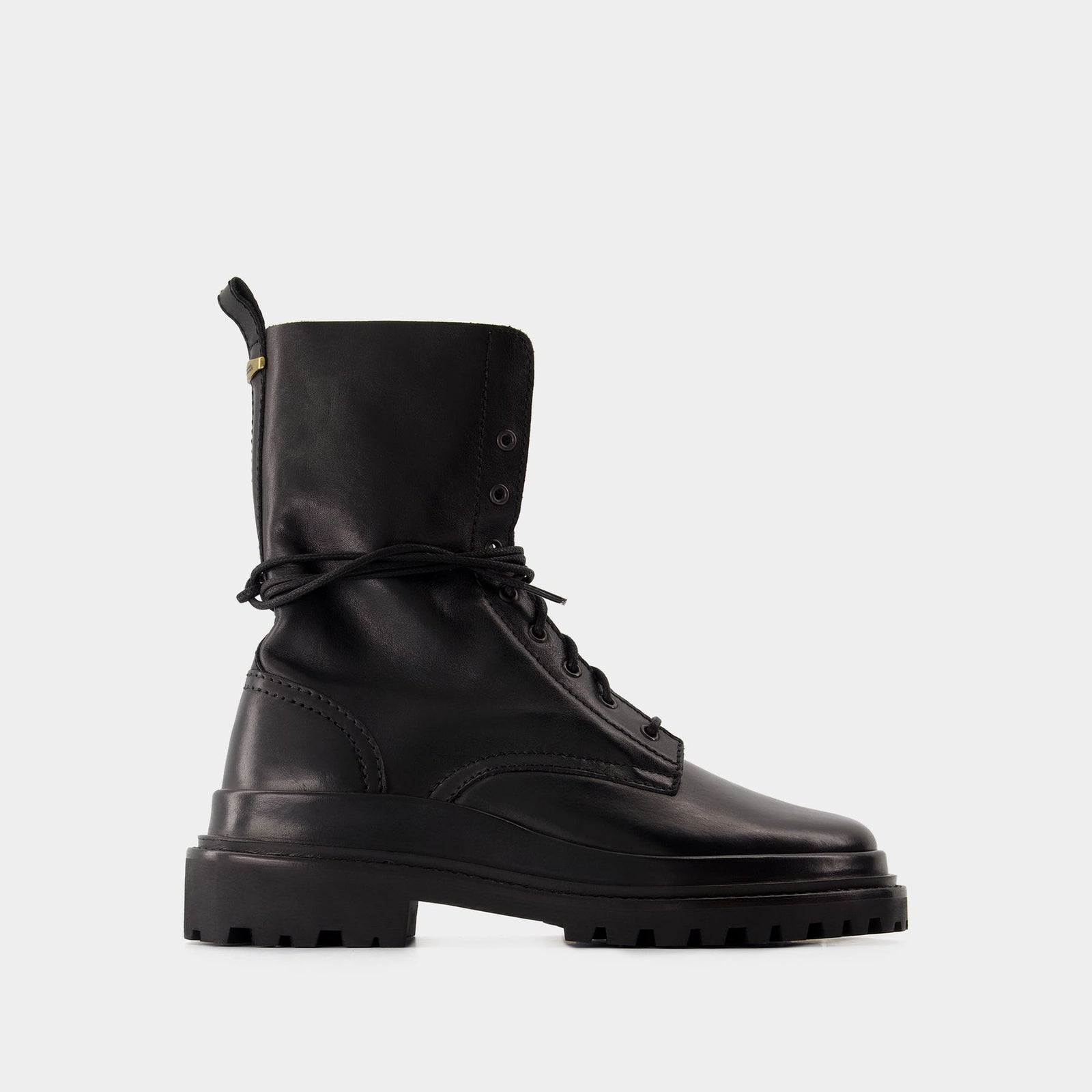 【関税込み】Isabel Marant ブラック Ghiso ブーツ ISABEL MARANT Ghiso leather ankle boots | NET-A-PORTER
