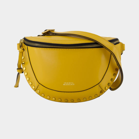 Skano Gz Shoulder Bag - Isabel Marant - Leather - Yellow