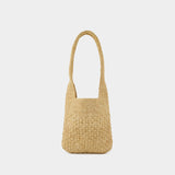 Praia Small Gc Shoulder Bag - Isabel Marant - Raffia - Beige