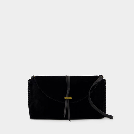 Silao Pouch Gb Shoulder Bag - Isabel Marant - Leather - Black