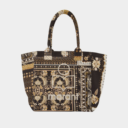 Small Yenky Ge Shopper Bag - Isabel Marant - Cotton - Black