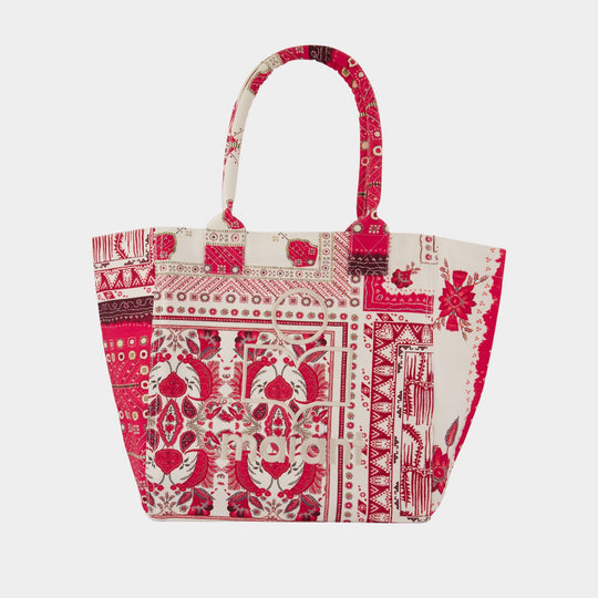 Small Yenky Ge Shopper Bag - Isabel Marant - Cotton - Red