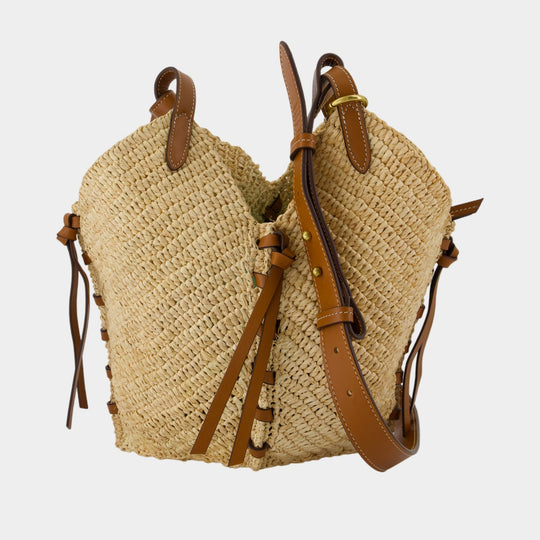 Tampa Mini Shoulder Bag - Isabel Marant - Raphia - Neutral