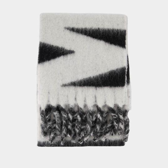 Loliana Gb Scarf - Isabel Marant - Wool - White