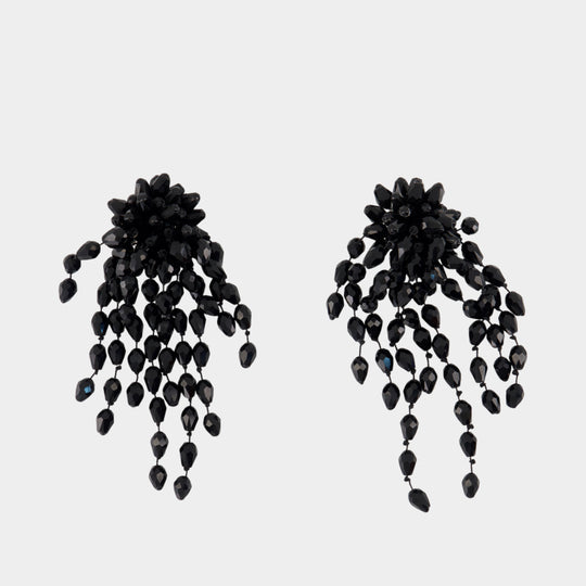 Clip Ga Earrings - Isabel Marant - Metal - Black