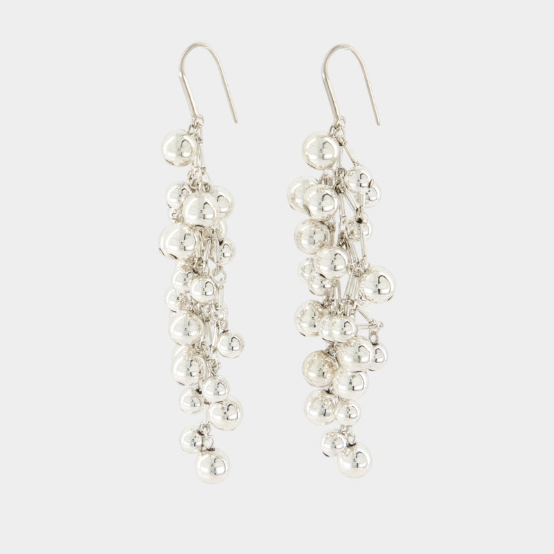 Long Ga Earrings - Isabel Marant - Metal - Silver