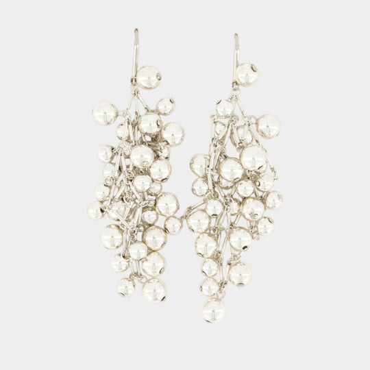 Long Ga Earrings - Isabel Marant - Metal - Silver