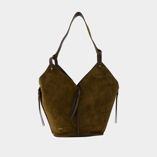 Tampa Gz Shoulder Bag - Isabel Marant - Leather - Khaki