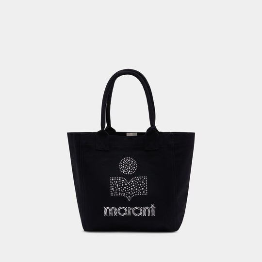 Small Yenky Gf Shopper Bag - Isabel Marant - Cotton - Black