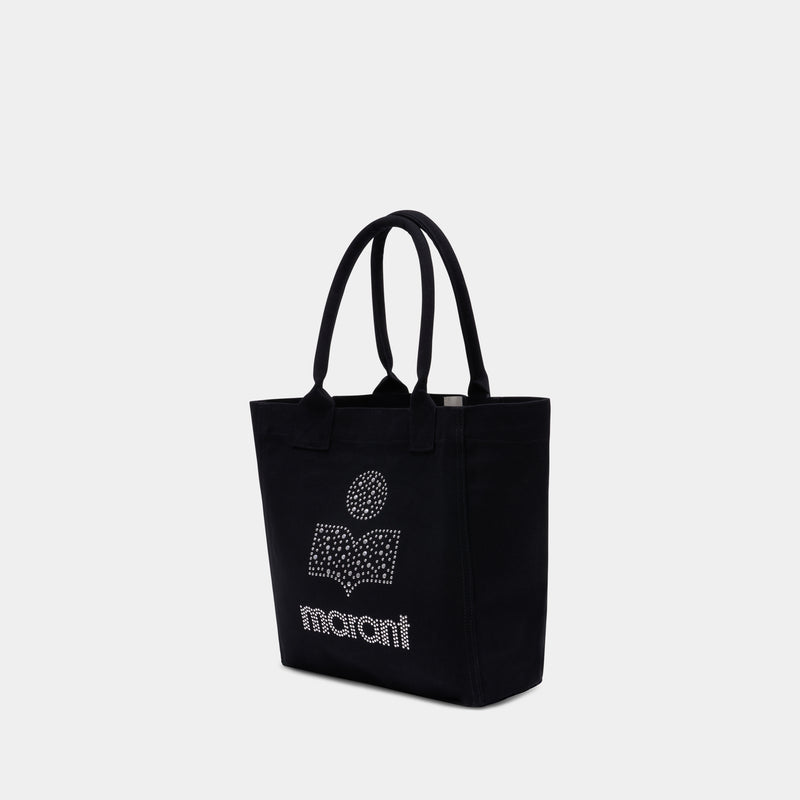 Small Yenky Gf Shopper Bag - Isabel Marant - Cotton - Black