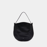 Oskan Gd Shoulder Bag - Isabel Marant - Leather - Black