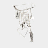 Pendant Gd Brooch - Isabel Marant - Metal - Silver