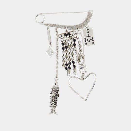 Pendant Gd Brooch - Isabel Marant - Metal - Silver