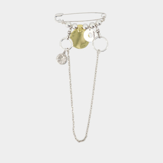 Pendant Gd Brooch - Isabel Marant - Metal - Silver