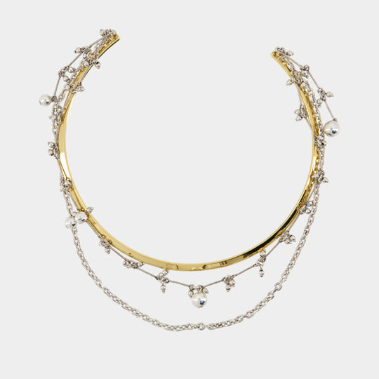 Short Gd Necklace - Isabel Marant - Metal - Silver