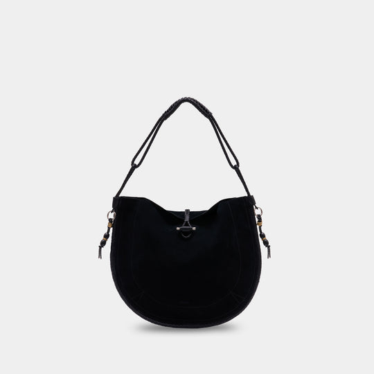 Oskan Gd Shoulder Bag - Isabel Marant - Leather - Black