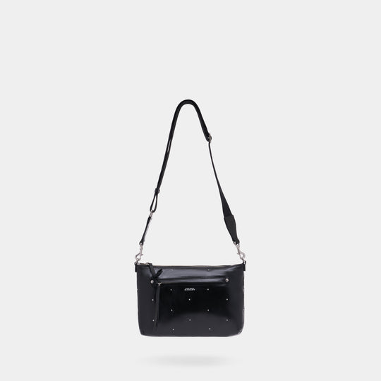 Nessah Gd Shoulder Bag - Isabel Marant - Leather - Black