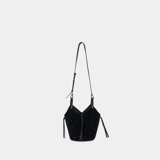 Tampa Mini Gd Shoulder Bag - Isabel Marant - Leather - Black
