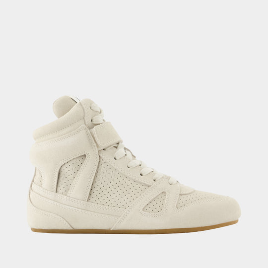 Senny High Gb Sneakers - Isabel Marant - Leather - White