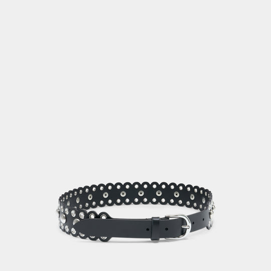 Zalla Ga Belt - Isabel Marant - Leather - Black