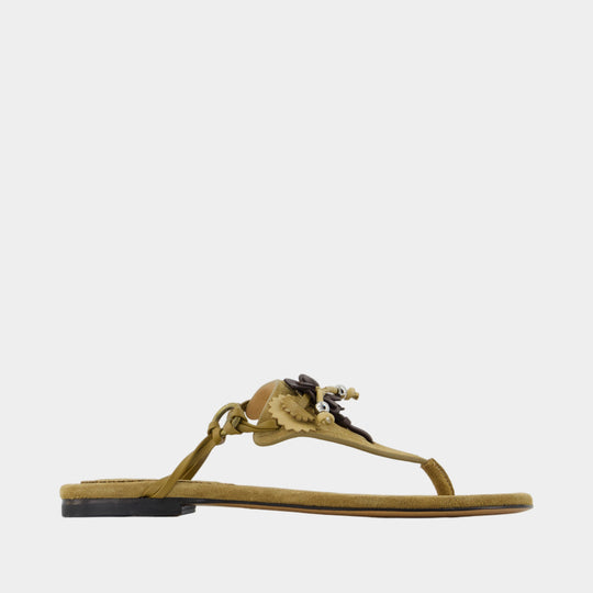 Elato Gd Sandals - Isabel Marant - Leather - Brown