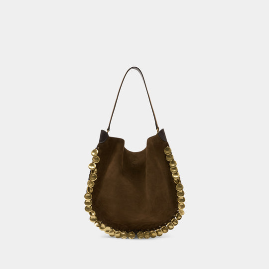 Oskan Hobo Soft Shoulder Bag - Isabel Marant - Leather - Brown