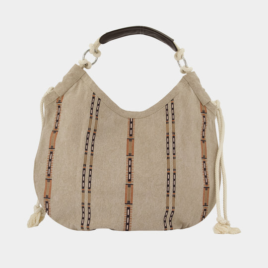 Byron Gf Tote Bag - Isabel Marant - Cotton - Beige