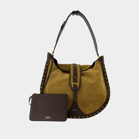 Oskan Hobo Soft Large Shoulder Bag - Isabel Marant - Leather - Brown