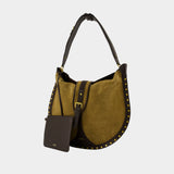 Oskan Hobo Soft Shoulder Bag - Isabel Marant - Leather - Brown