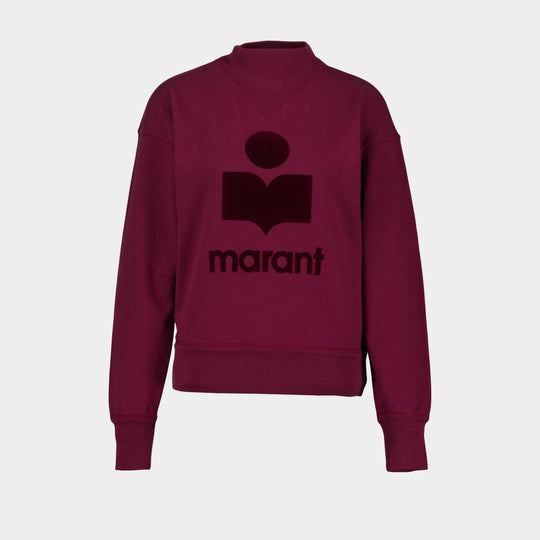 Moby Sweatshirt - Isabel Marant - Cotton - Burgundy