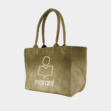 Yenky Zipped Tote Bag - Isabel Marant - Cotton - Khaki