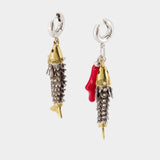 Asymmetric Earrings - Isabel Marant - Metal - Gold-tone