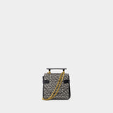 B-Buzz Mini 12 Crossbody - Balmain - Leather - Ivory