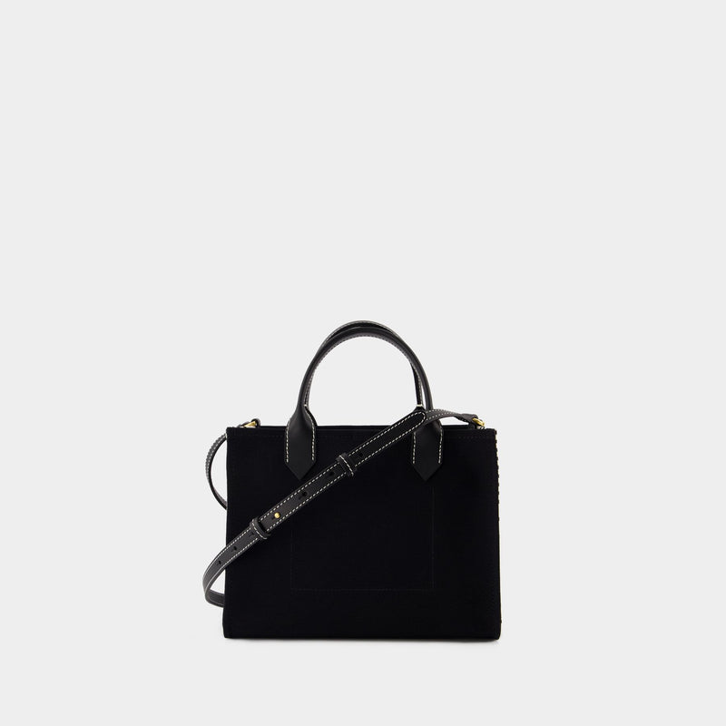 トートバッグ B-Army Small Shopper Bag - Balmain - Cotton - Ivory/Black B-Army Small Shopper Bag - Balmain - Canvas - Ivory/Black