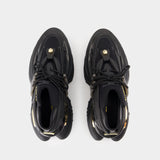 Unicorn Low Sneakers - Balmain - Leather - Black