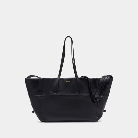 Track Zip Travel Bag - Balmain - Leather - Black