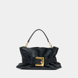 Anthem Medium Shoulder Bag - Balmain - Leather - Black