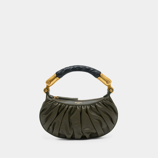 Ebene Mini Bag - Balmain - Leather - Green