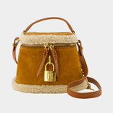 Pulse Vanity Handbag - Balmain - Leather - Khaki